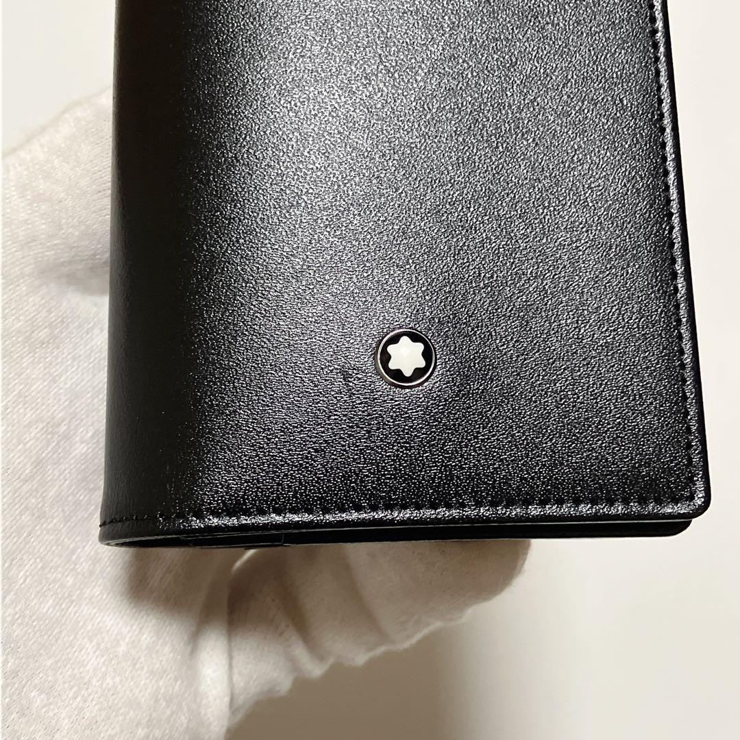 未使用 MONTBLANC モンブラン レザーカードケース 名刺入れ ブラック