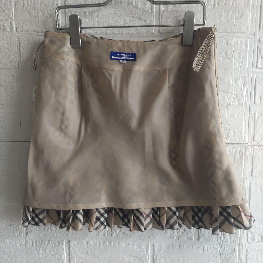 専用✨バーバリー　ブルーレーベル 　プリーツミニスカート　ノバチェック
