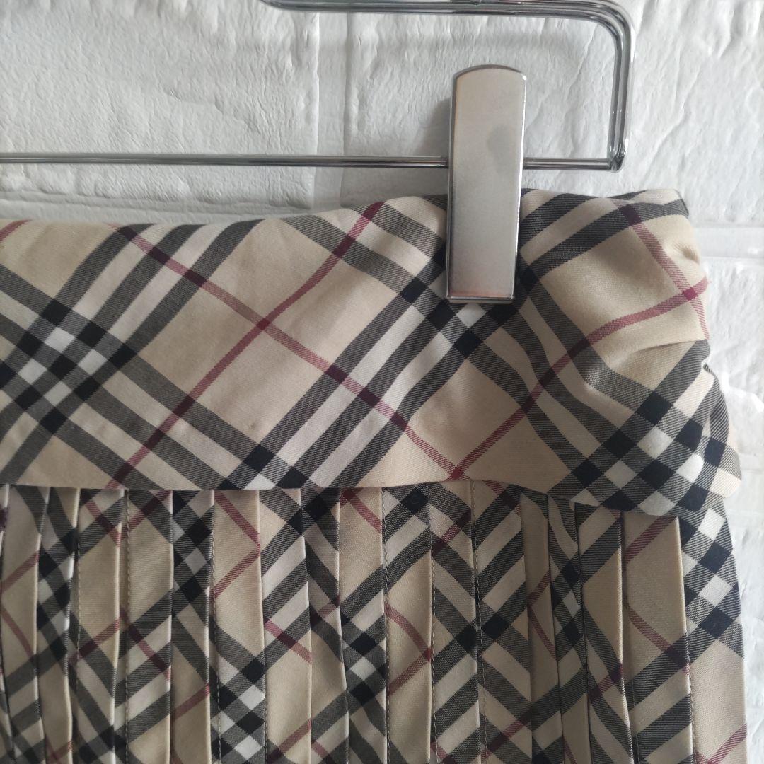 専用✨バーバリー　ブルーレーベル 　プリーツミニスカート　ノバチェック