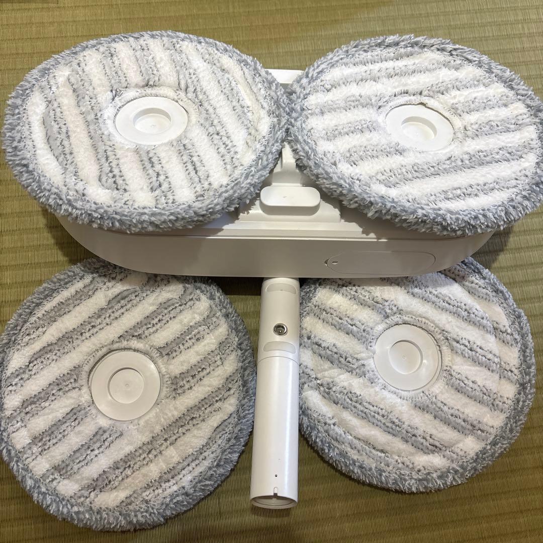 CLEAN コードレス回転モップクリーナー 自動洗浄機能 電動モップ