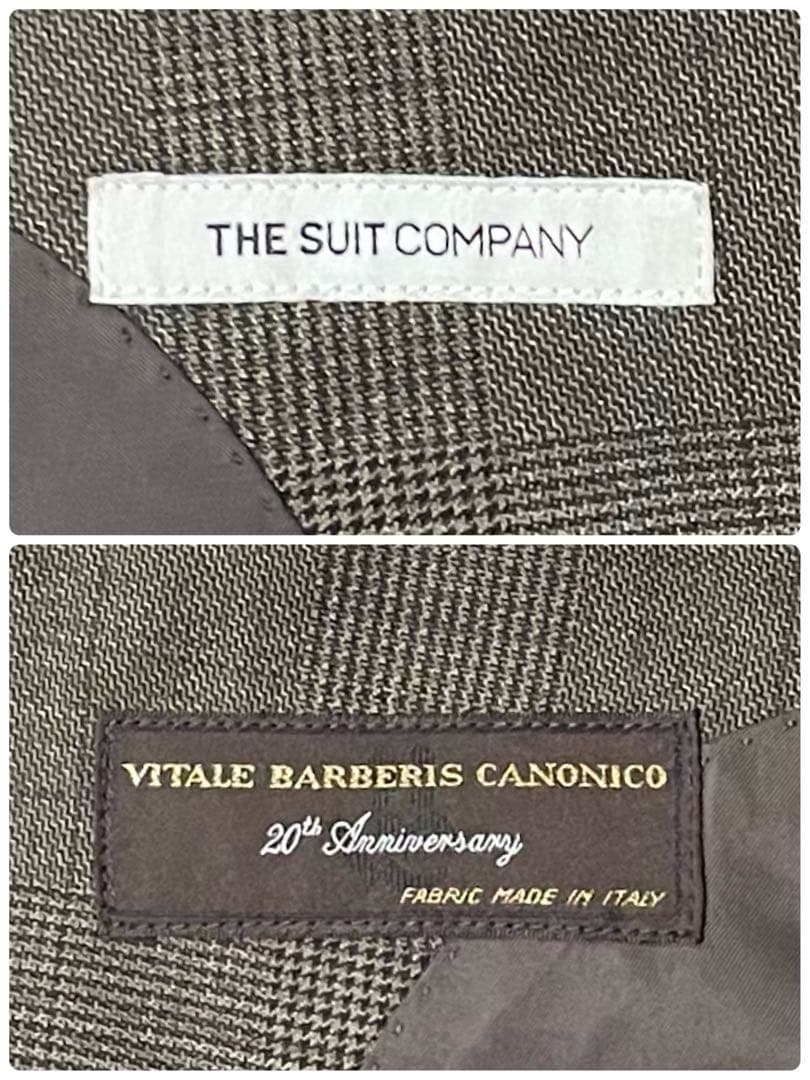 スーツカンパニー×カノニコ 20周年記念 グレンチェックスーツ 175 美品