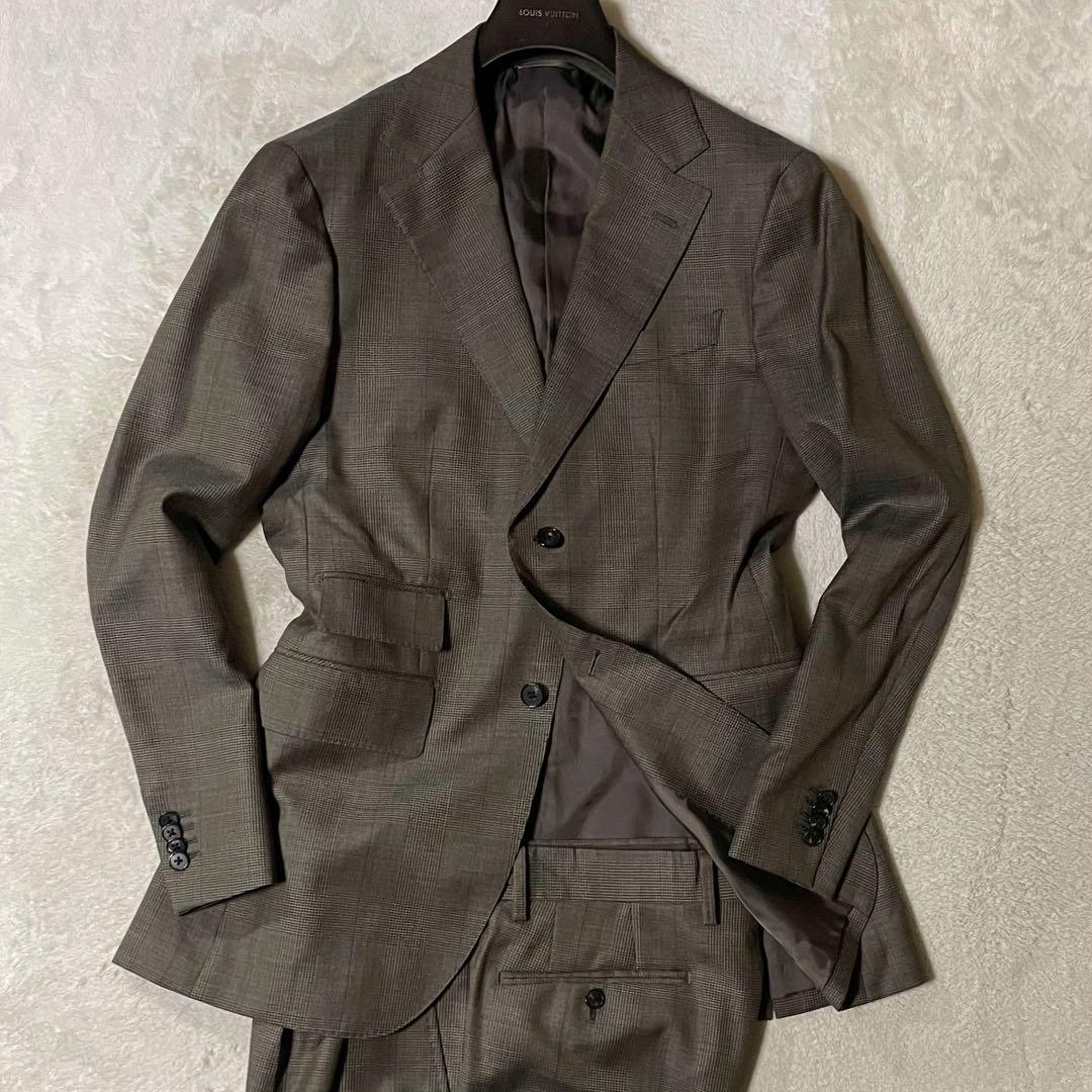 スーツカンパニー×カノニコ 20周年記念 グレンチェックスーツ 175 美品