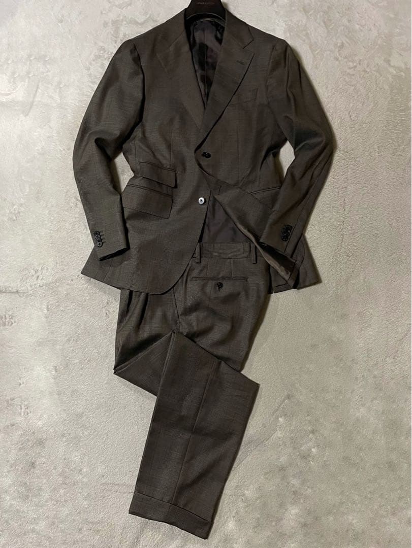 スーツカンパニー×カノニコ 20周年記念 グレンチェックスーツ 175 美品