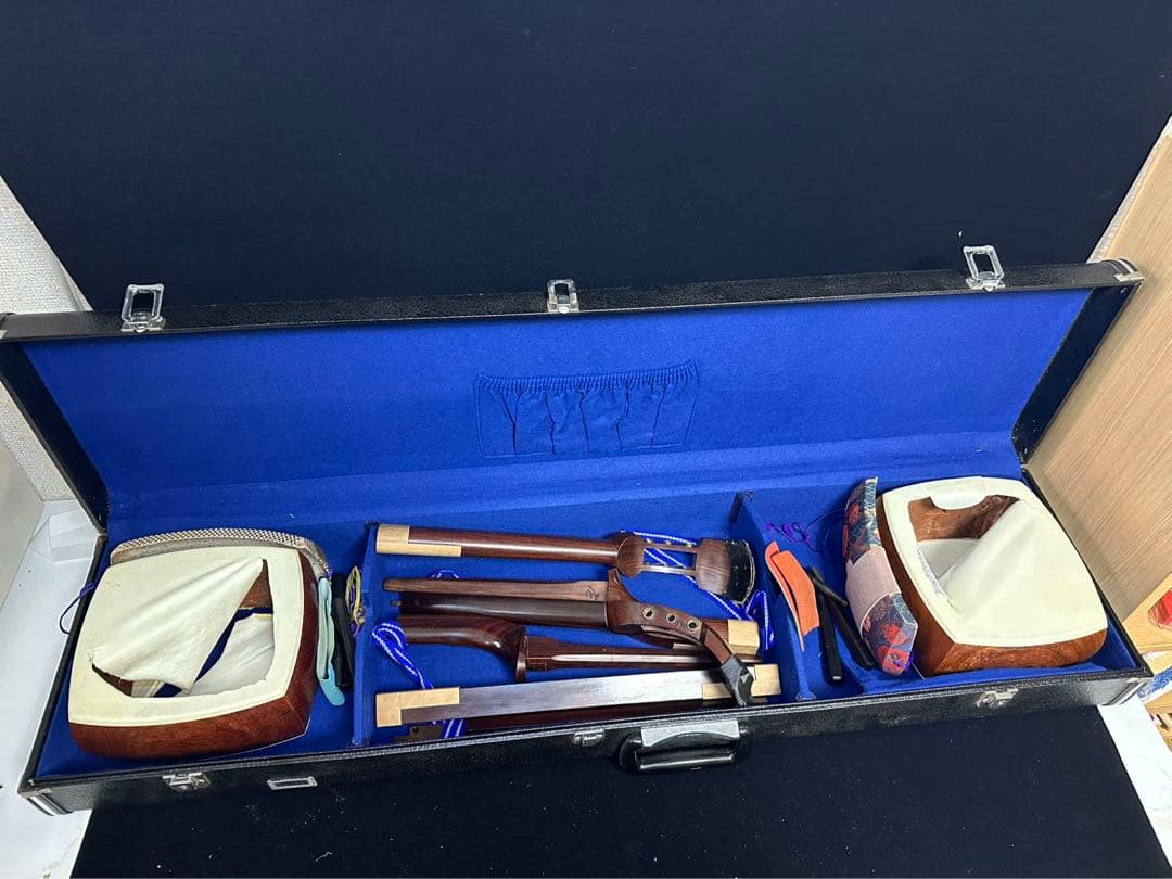 三味線 紅木　紫檀　 2本　まとめ　弦楽器