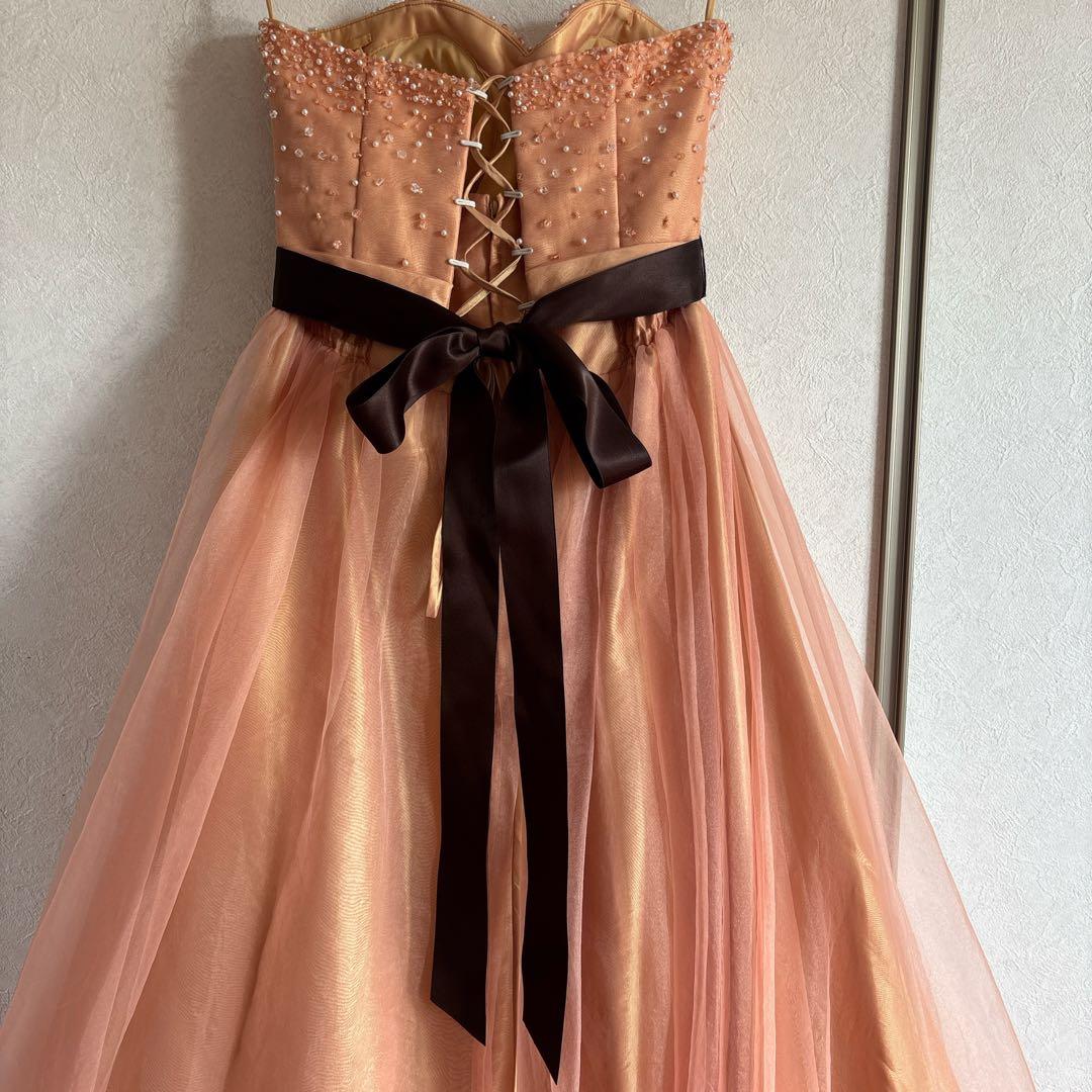 ribbondress9〜13号 約M・Lサイズ(ウエディング結婚式発表会演奏会