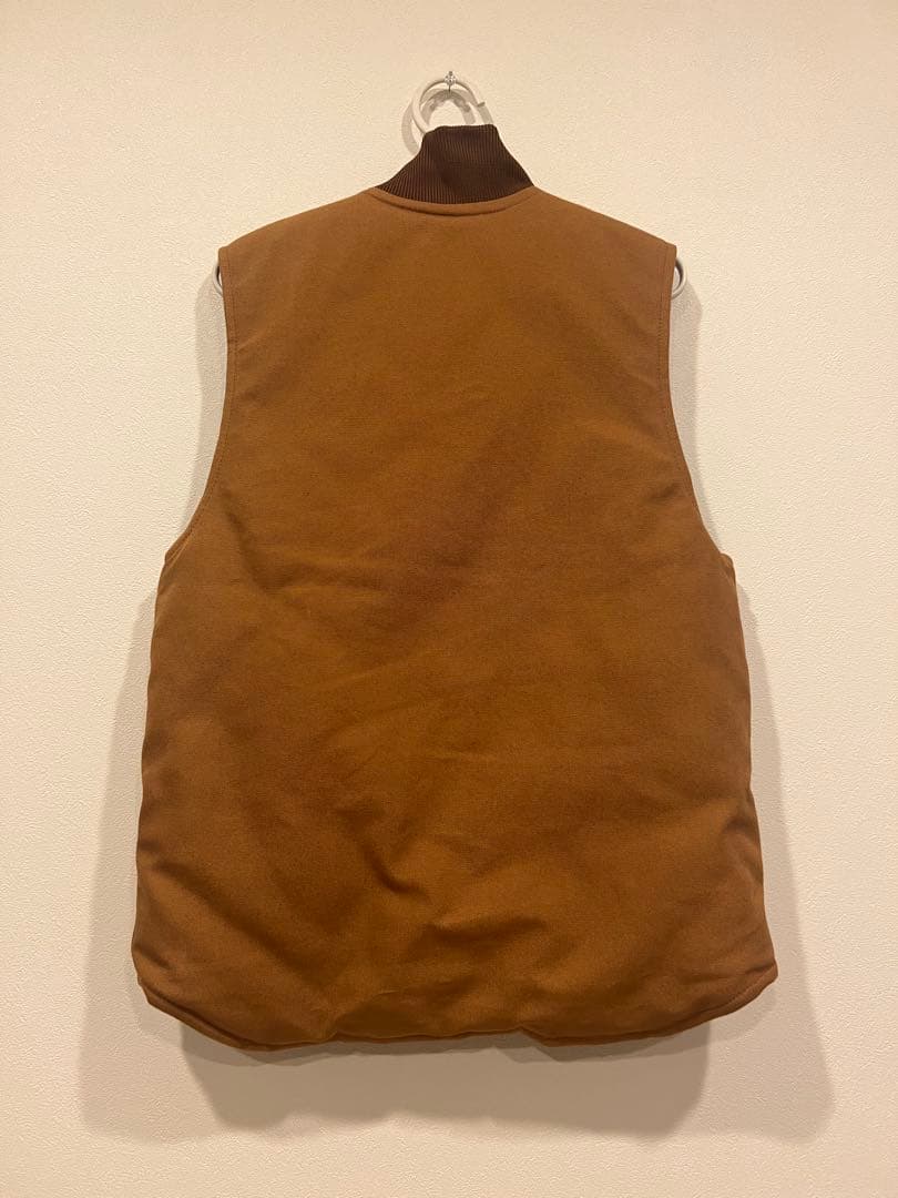 【Carhartt】ブラウン クラシックベスト Sサイズ