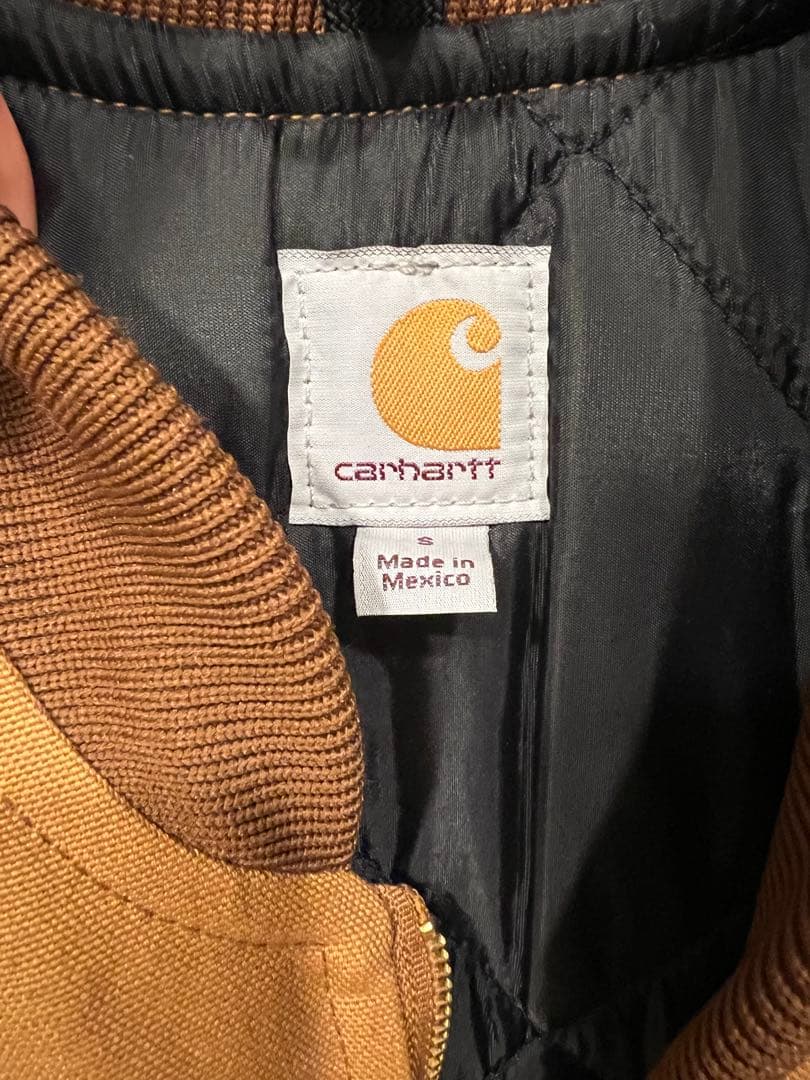【Carhartt】ブラウン クラシックベスト Sサイズ
