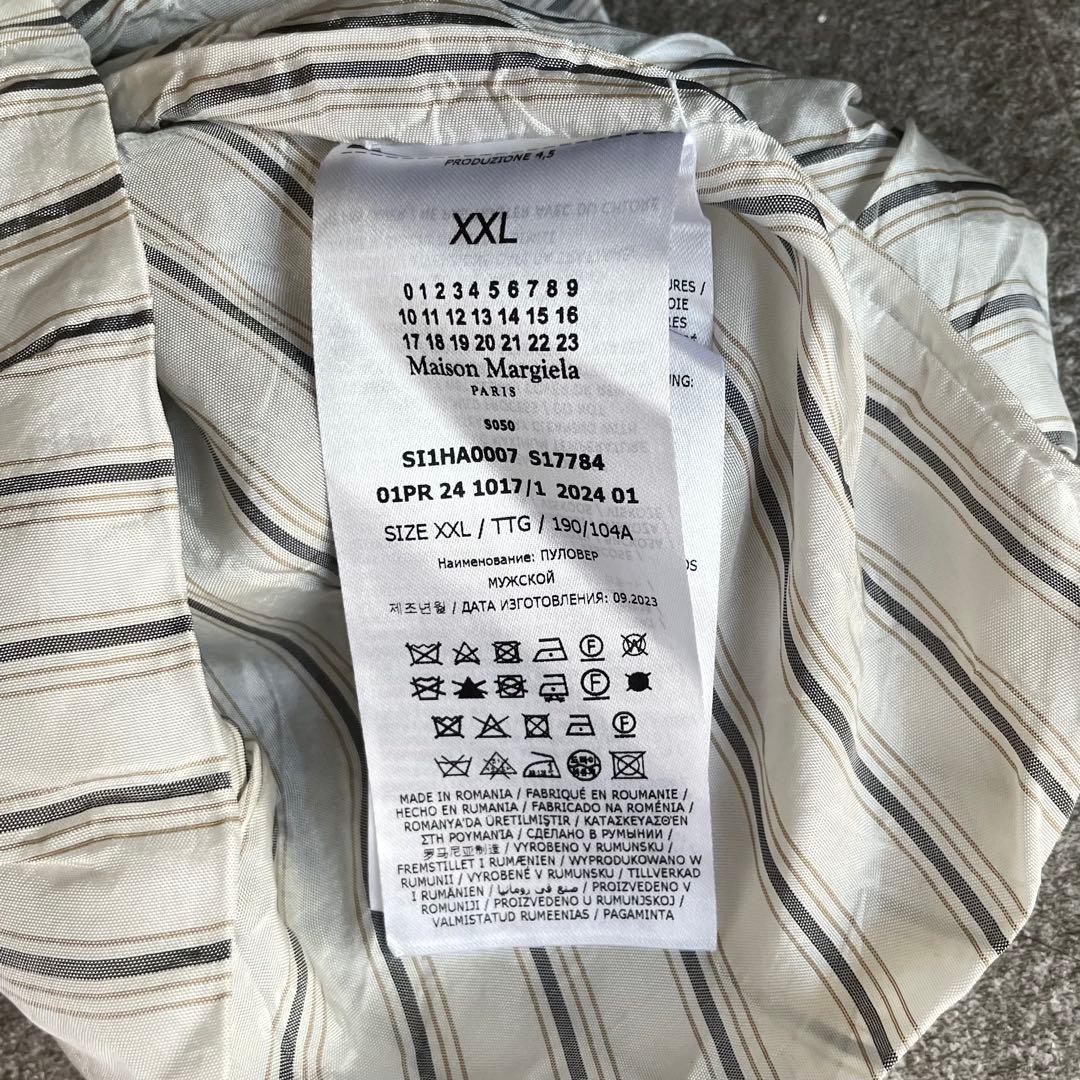 未使用/定価97,900円★メゾンマルジェラ　ダメージ加工　ニットベスト　XXL