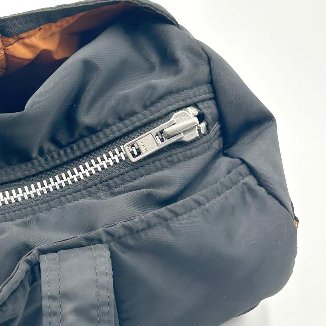 美品✨ ポーター タンカー ミニボストン バッグ 筒形 円形 ナイロン ブラック