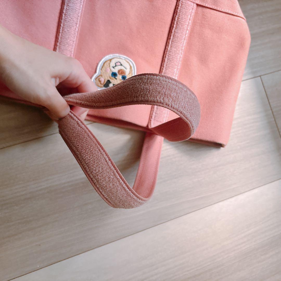 FEILER フェイラー オールドテディ ワッペントートバッグ (小) ピンク