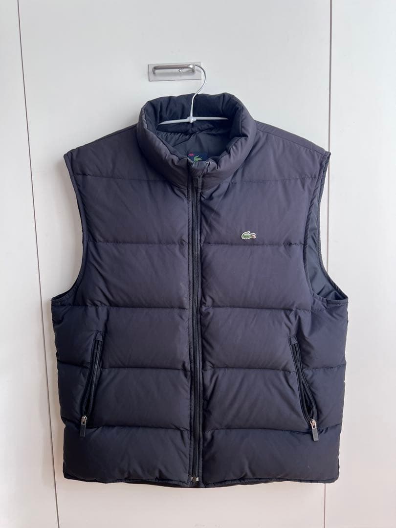 Lacoste ブラック ダウンベスト