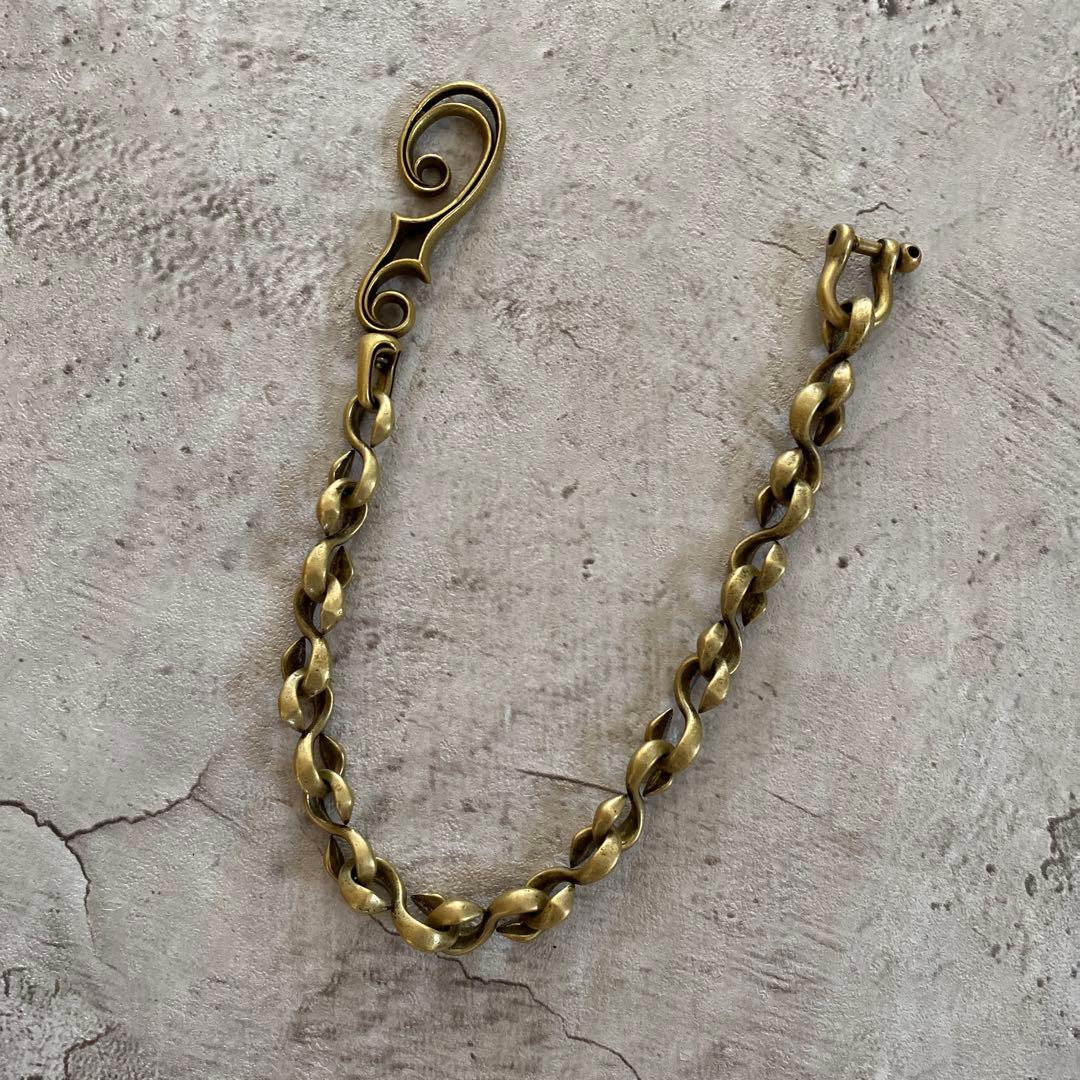 INCEPTION インセプション FフォールSカンウォレットチェーン 真鍮製