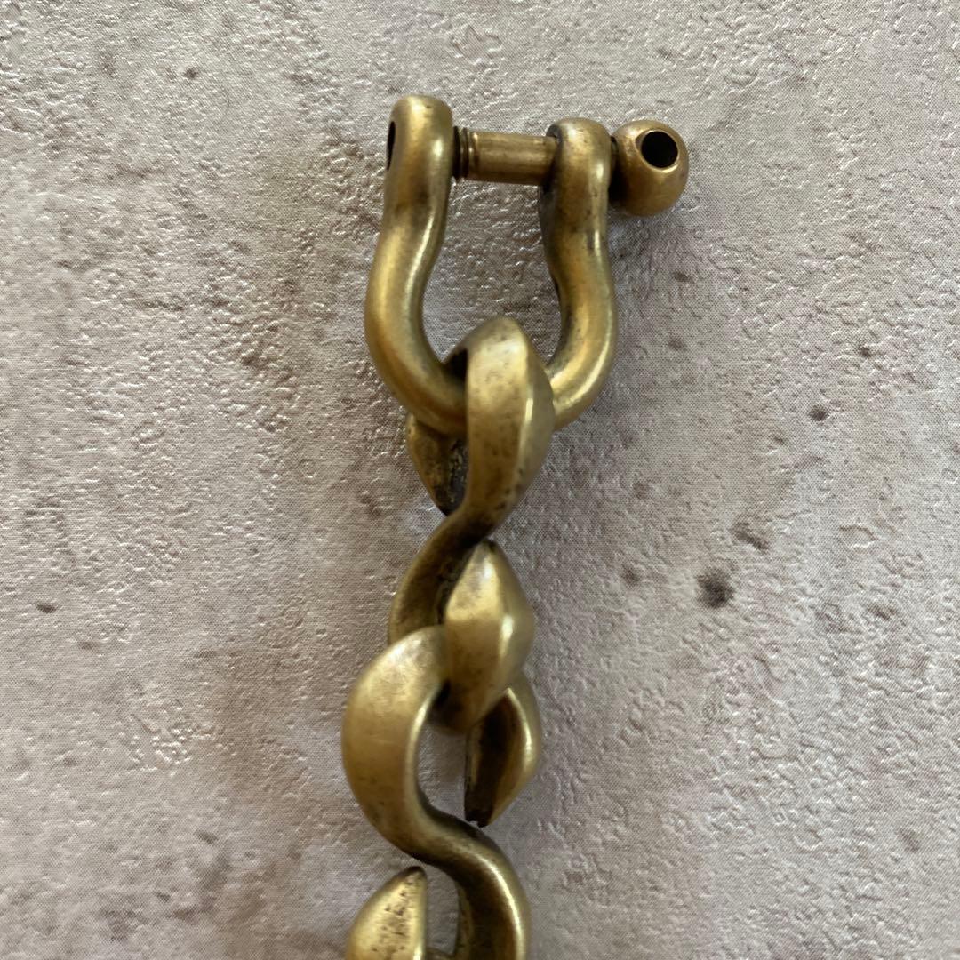 INCEPTION インセプション FフォールSカンウォレットチェーン 真鍮製