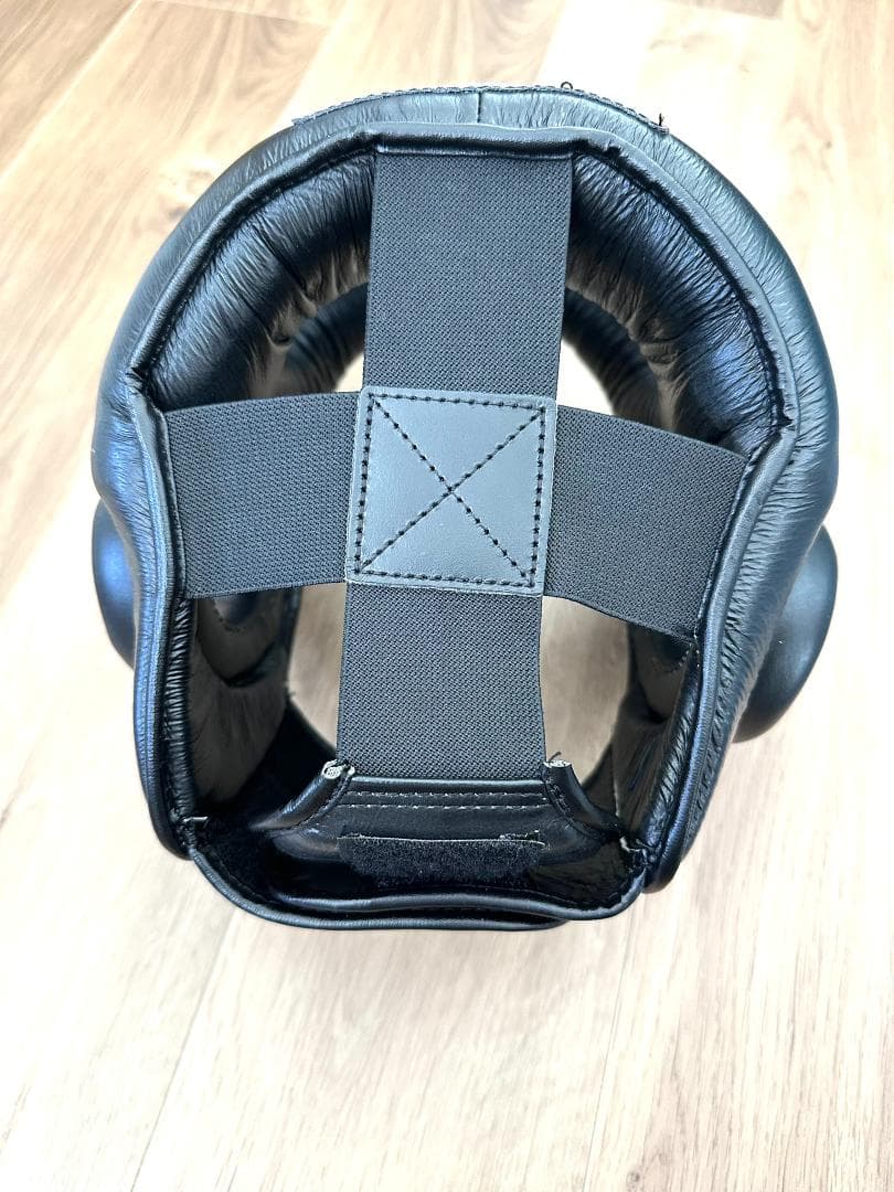 【即日発送】K-1アマチュアヘッドギア(バー有り)　黒　 Lサイズ