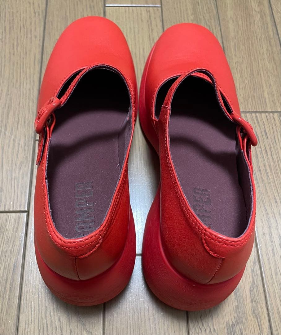 CAMPER ストラップサンダル　赤　40 25㎝　⭐︎