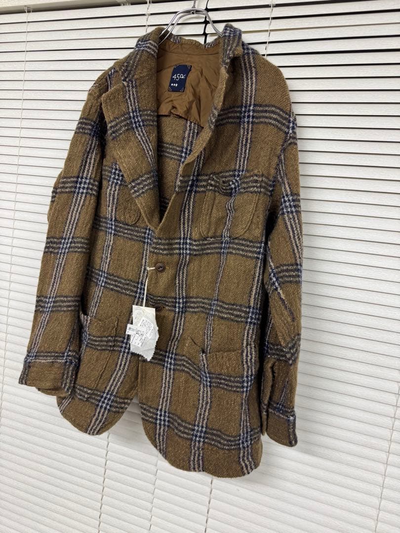 新品未使用　45R 45rpm メリノ縮絨 908シャツジャケット テーラード