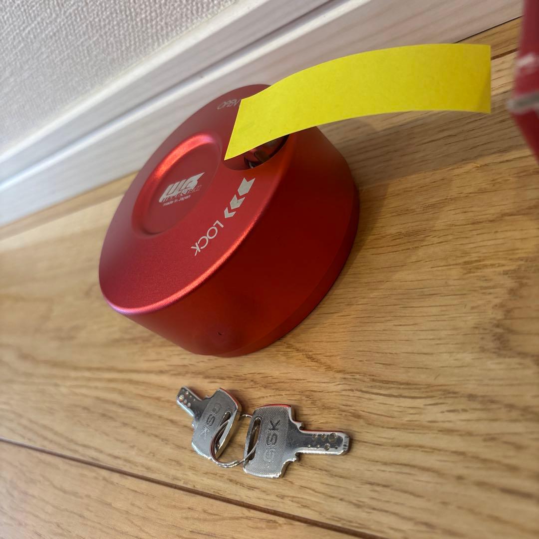 WorksBell ワークスベル　ラフィックス キーロックシステム+e レッド