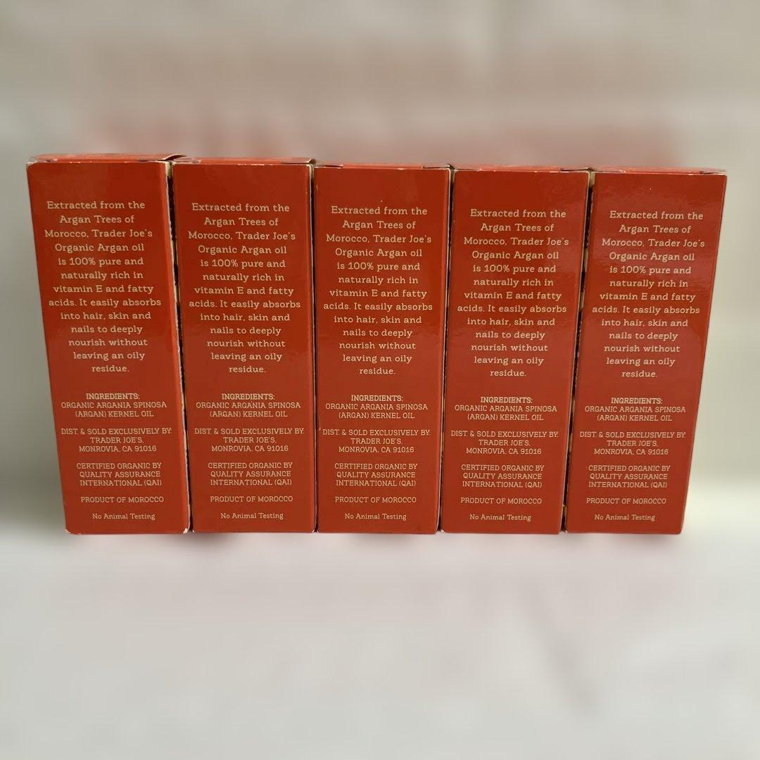 新品未使用品　トレダージョーズアルガンオイル　5本セット