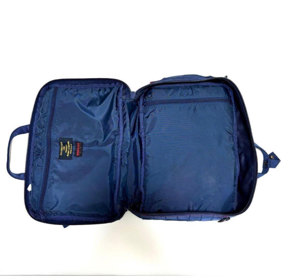 ショルダーベルト無 BRIEFING×BEAMS バッグNAVYビジネスリュック