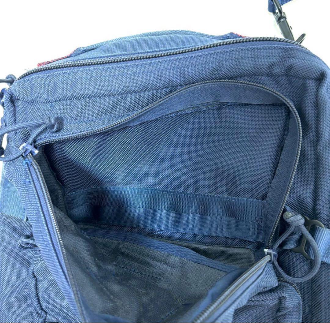 ショルダーベルト無 BRIEFING×BEAMS バッグNAVYビジネスリュック