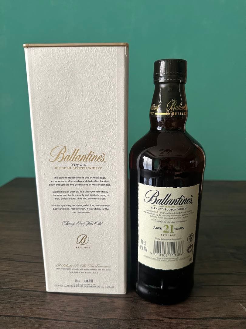 【未開栓】Ballantine's 21年 ブレンデッドスコッチ700ml