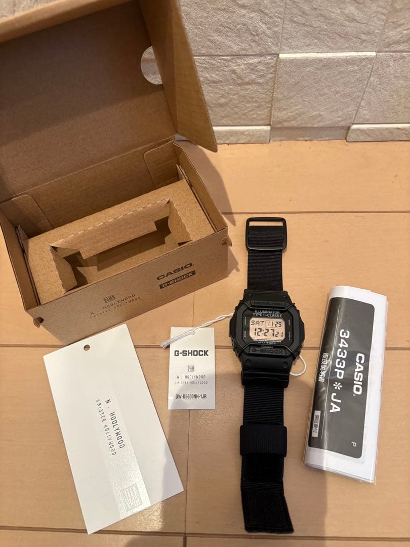 N.HOOLYWOOD × G-SHOCK 第5弾　DW-D5600NH-1JR