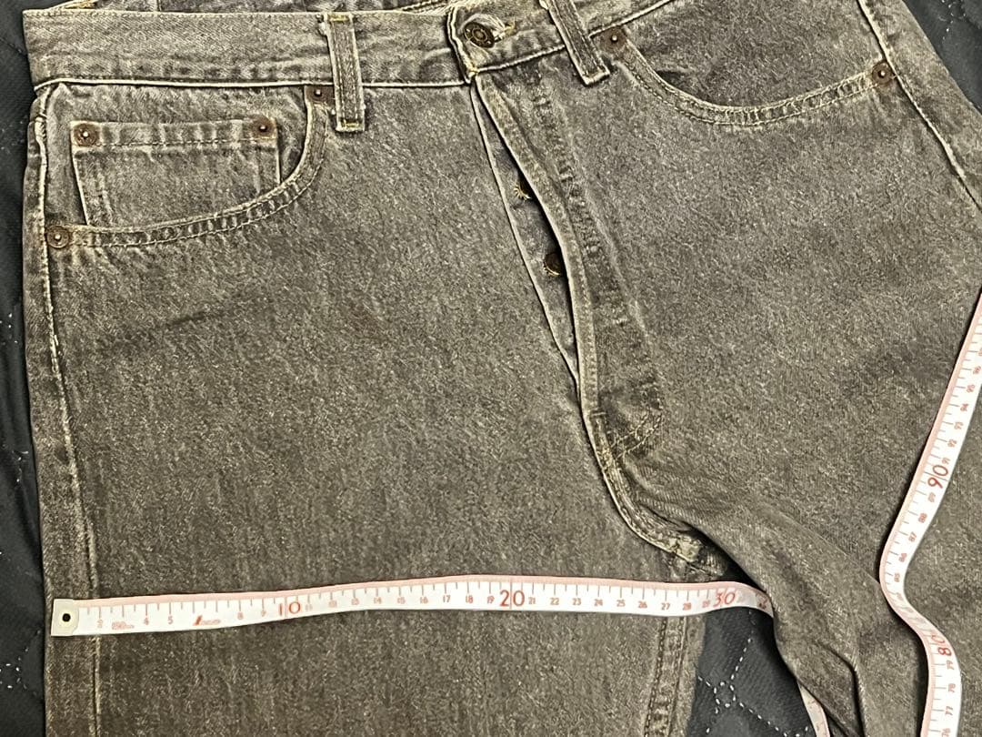 ソ*ン様 90s USA製 リーバイス 501 先染め　ブラック　W32 L34