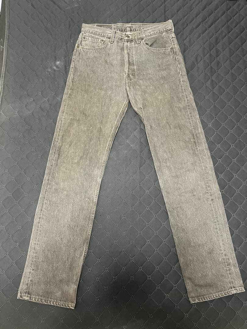 ソ*ン様 90s USA製 リーバイス 501 先染め　ブラック　W32 L34