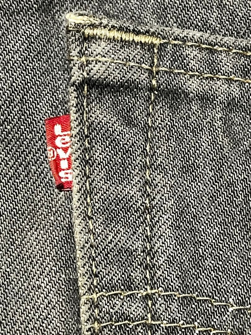 ソ*ン様 90s USA製 リーバイス 501 先染め　ブラック　W32 L34