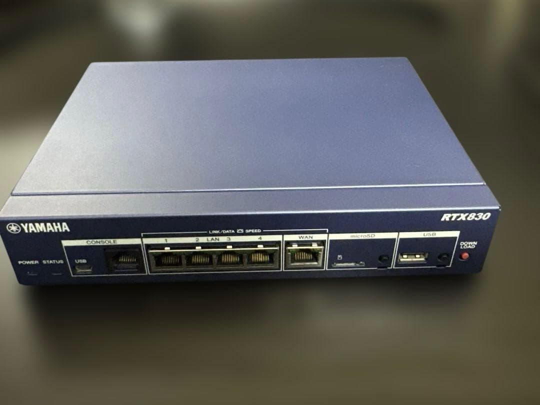 YAMAHA RTX830 有線LANルーター 本体