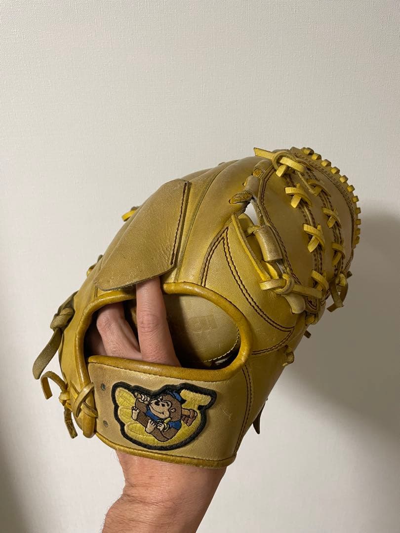 ごりら印の野球道具　硬式投手用グローブ　SKR型