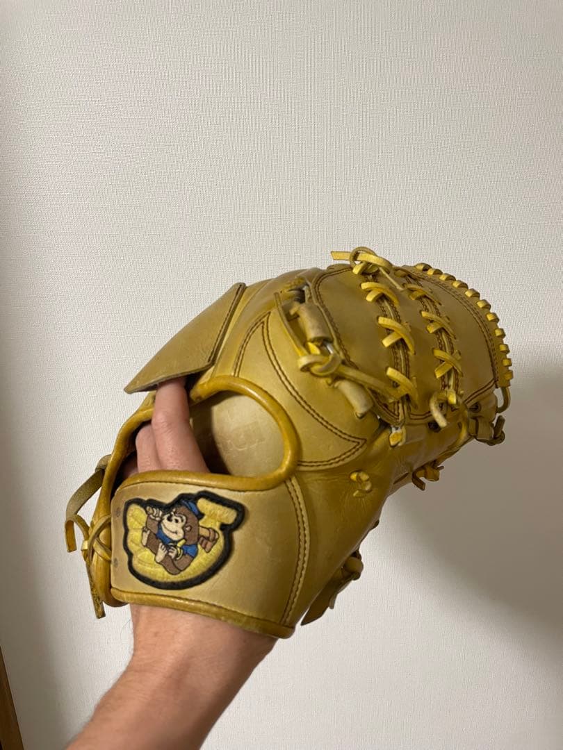 ごりら印の野球道具　硬式投手用グローブ　SKR型