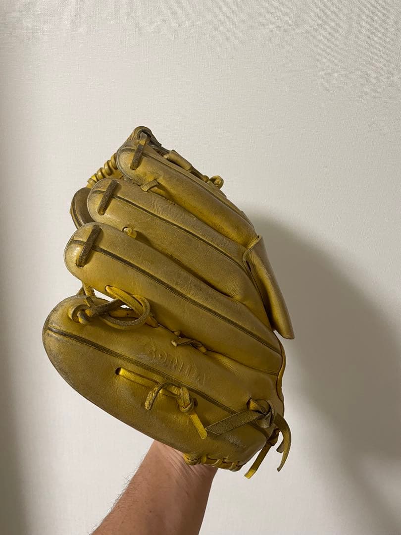 ごりら印の野球道具　硬式投手用グローブ　SKR型