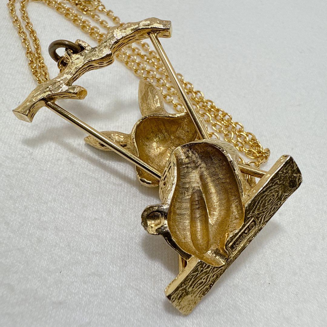 ヴィンテージ JOMAZ ジョマーズ ゴールドカラー ペンダント ネックレス