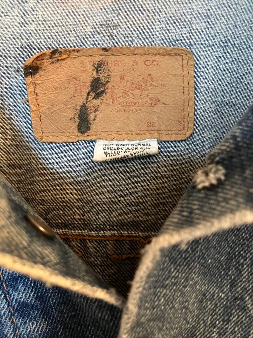 USA製Levi's 70505ケアタグ70sスモールe RRL テンダーロイン