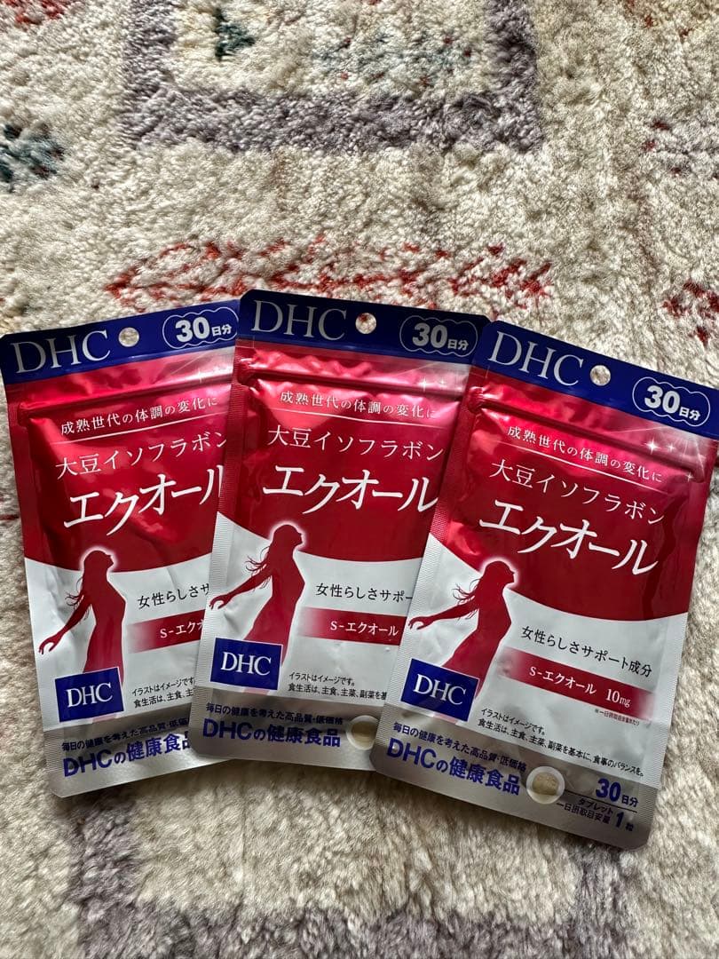 DHC エクオール　30日分×3袋　もちろん未開封！