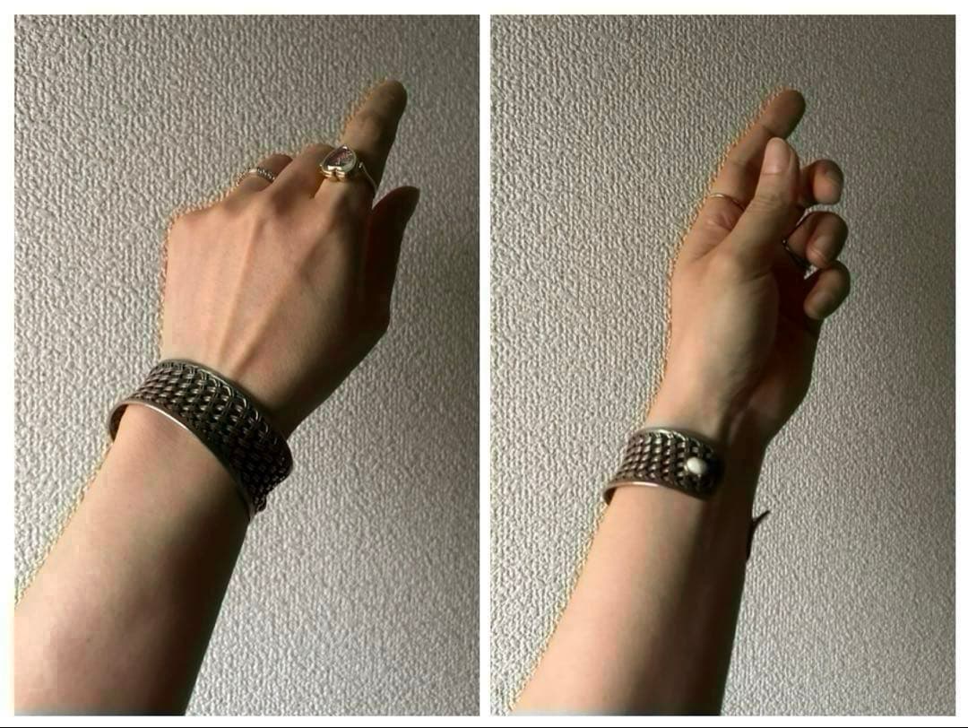 ✳︎８eight✳︎【バスケットメッシュバングル】