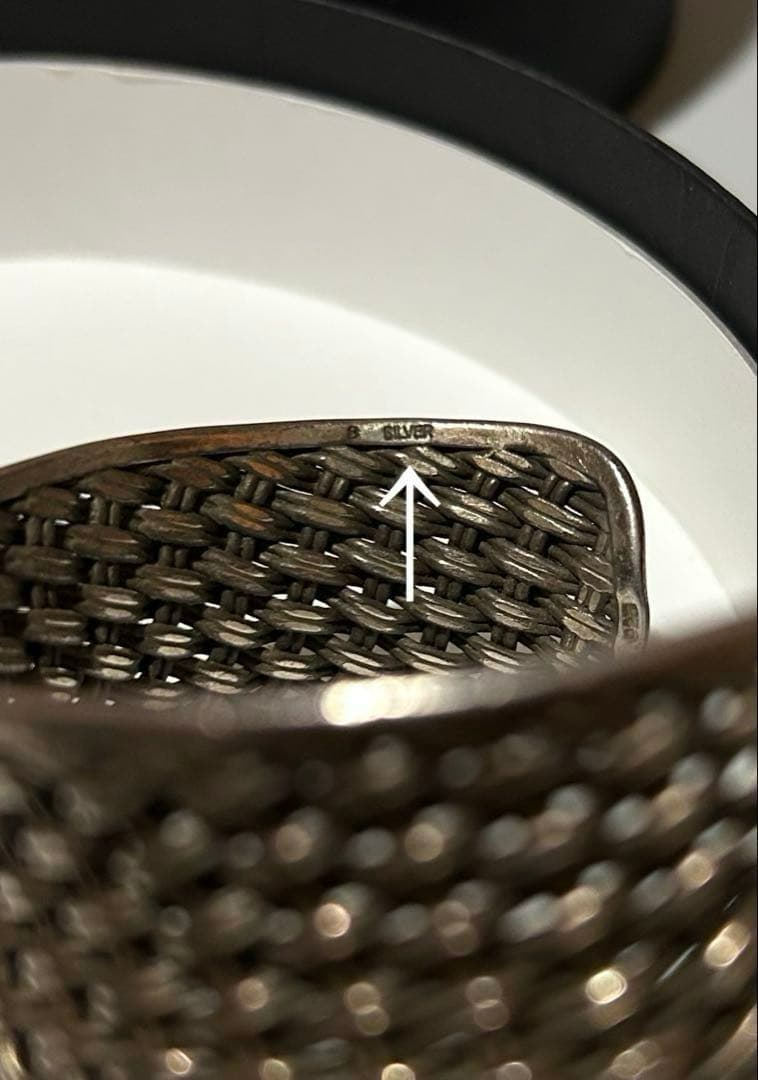 ✳︎８eight✳︎【バスケットメッシュバングル】