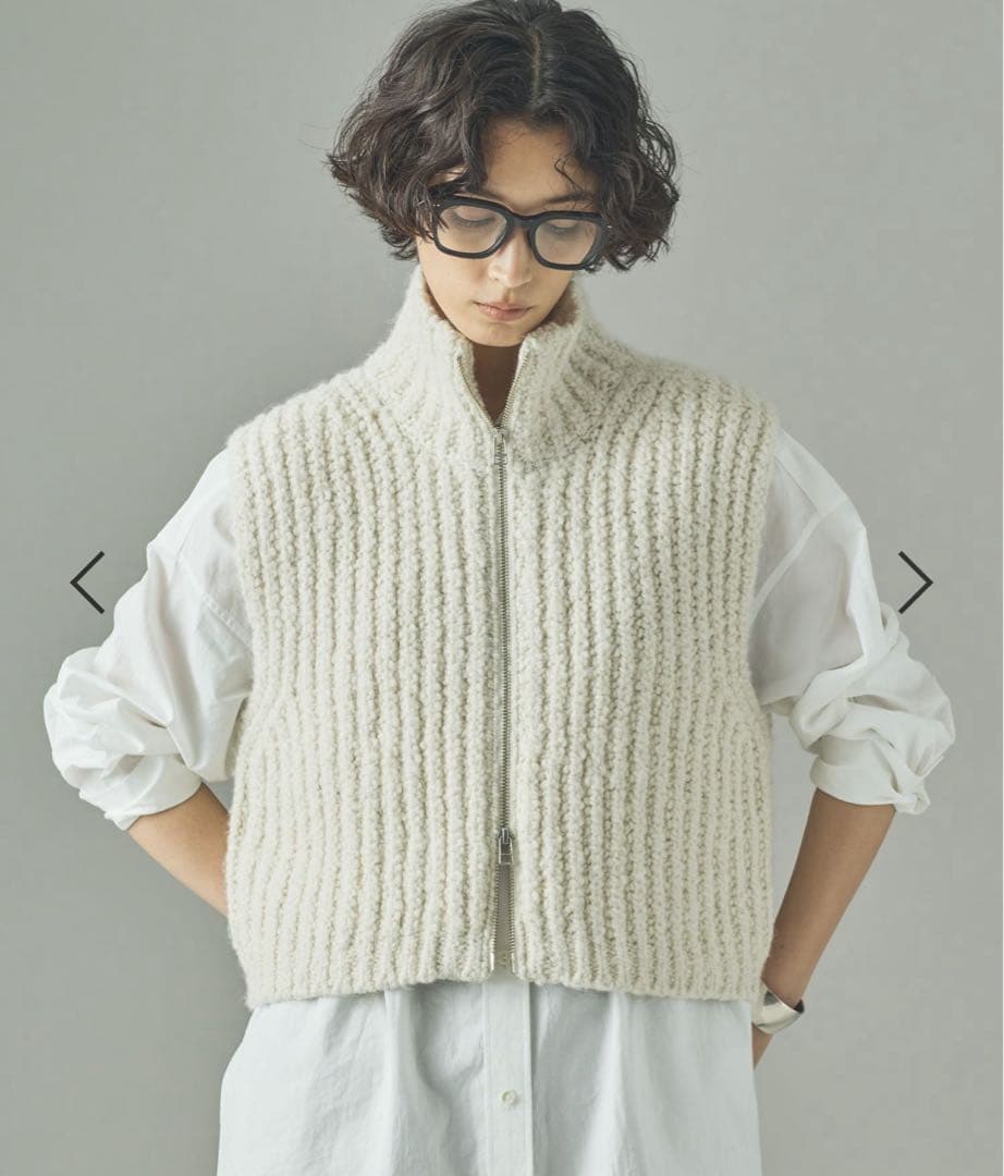 Curensology（カレンソロジー）/ブークレジップニットベスト