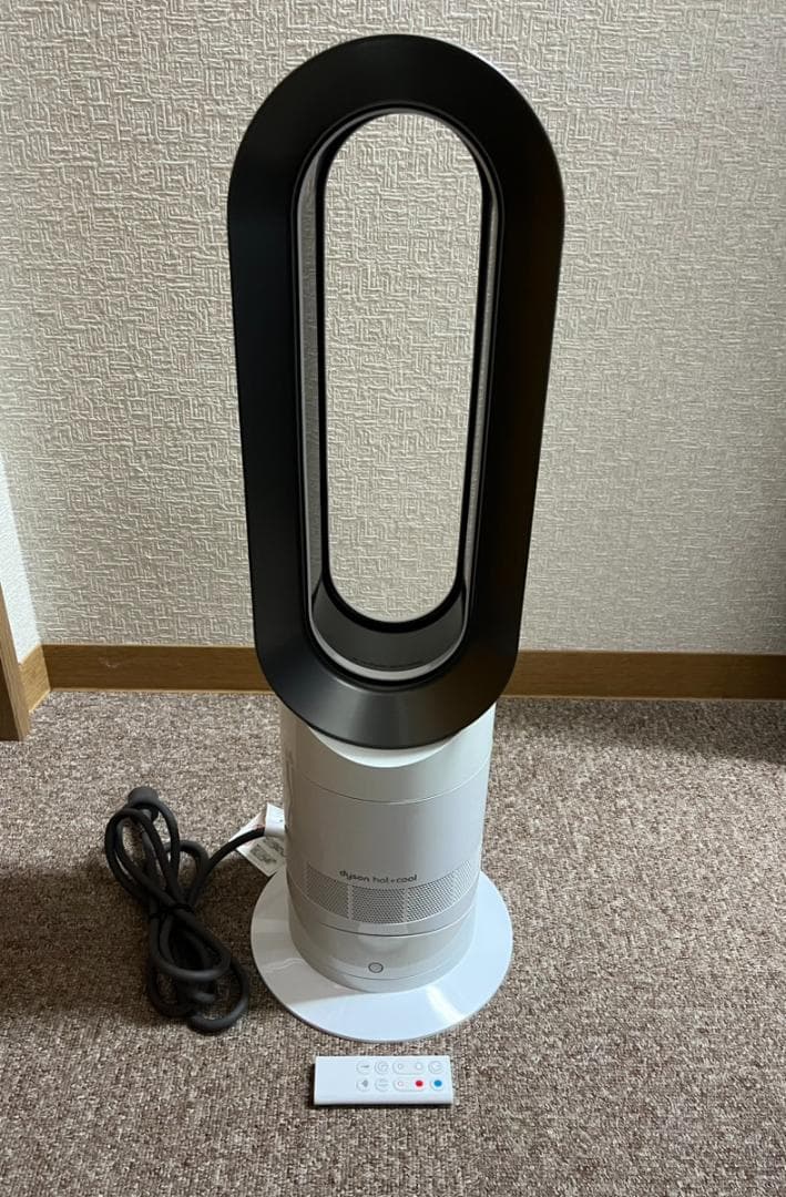 Dyson Hot+Cool AM09 2019年製 ホワイト リモコン付き