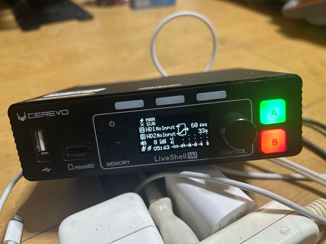 分配器・切替器 Cerevo LiveShell W