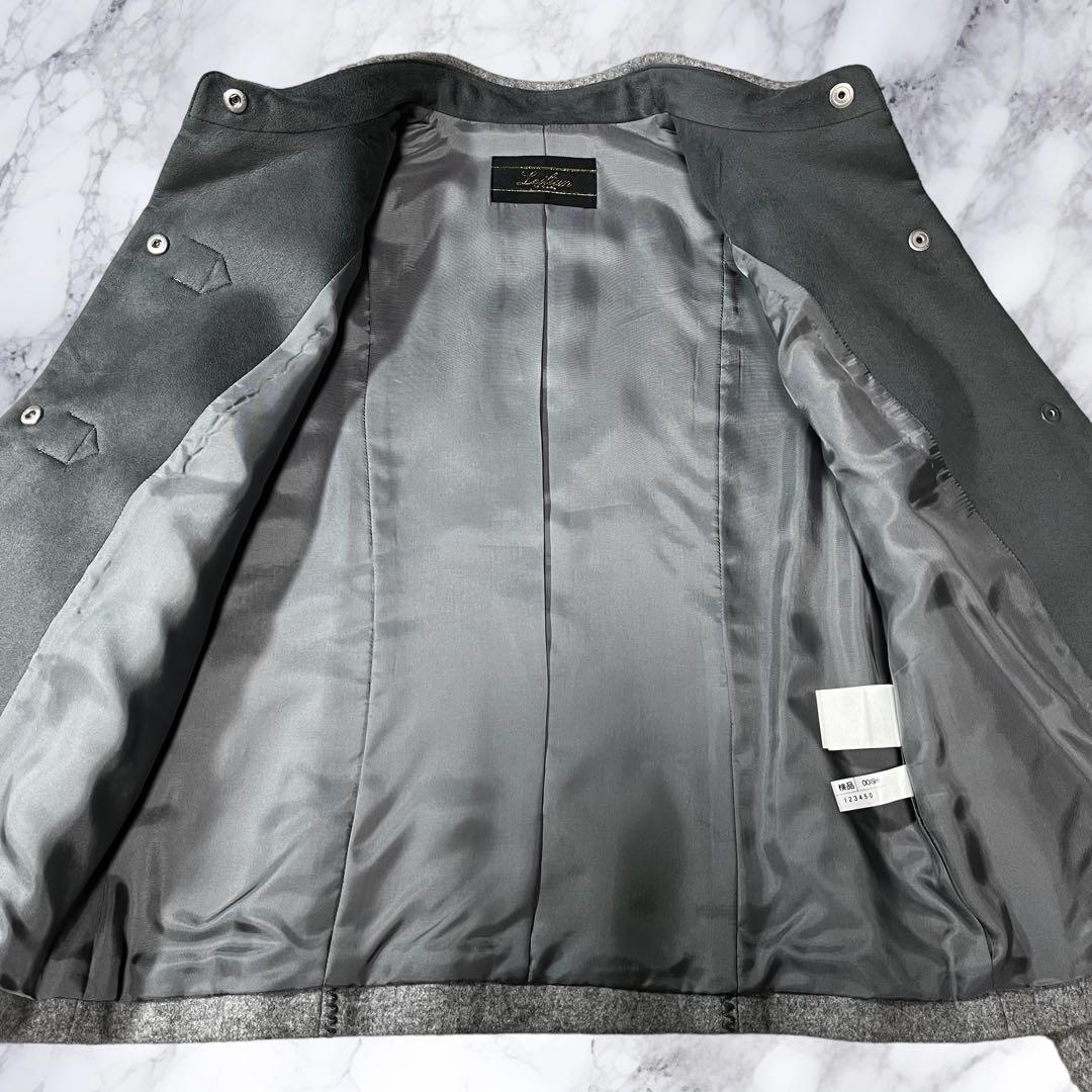 未使用タグ付き Leilian レリアン セットアップ スーツ アンゴラ ウール