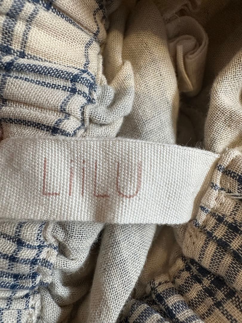 LiiLU Lilo Pants チェックロングパンツ 4y