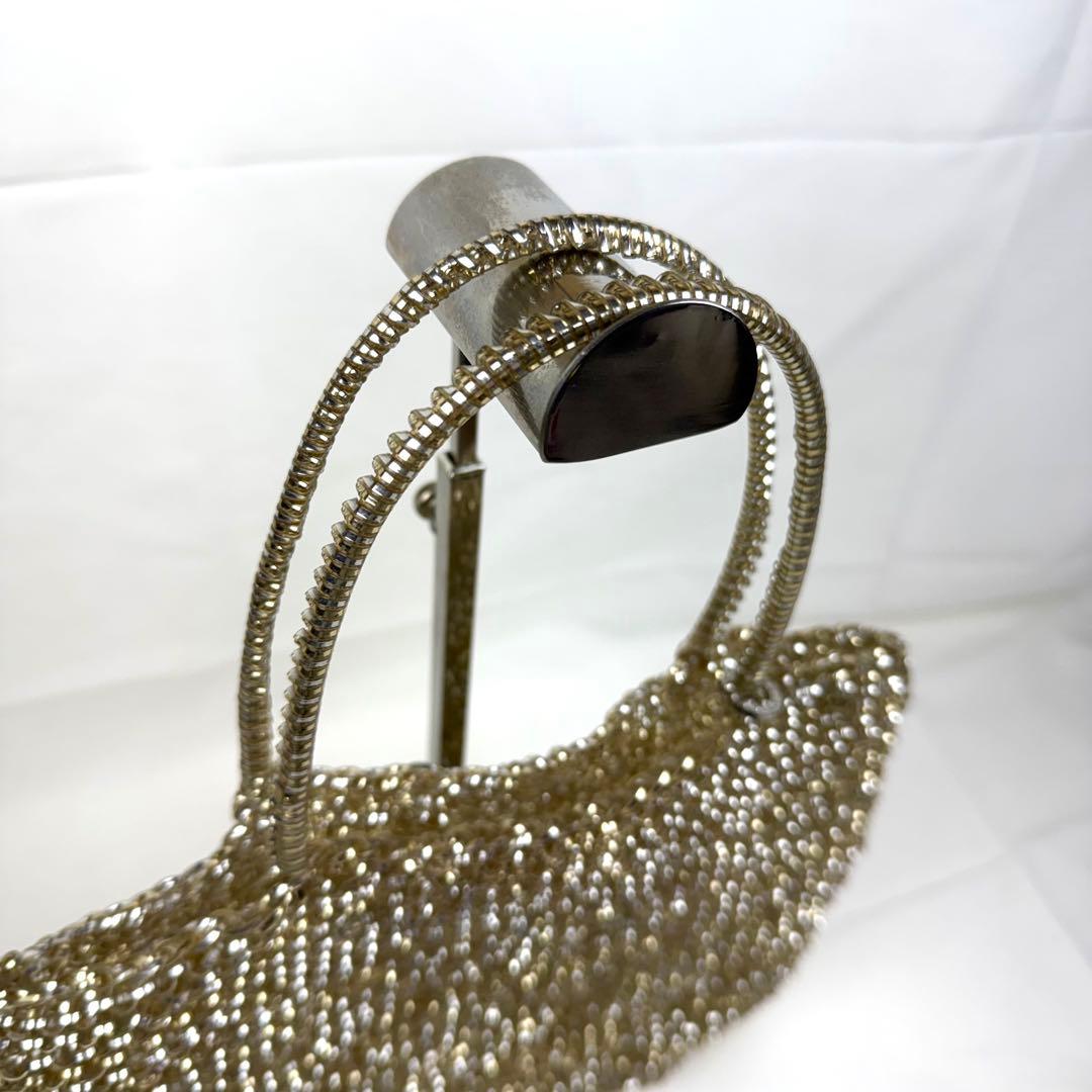 ANTEPRIMA ワイヤーバッグ スクエア ラージ シルバー ゴールド