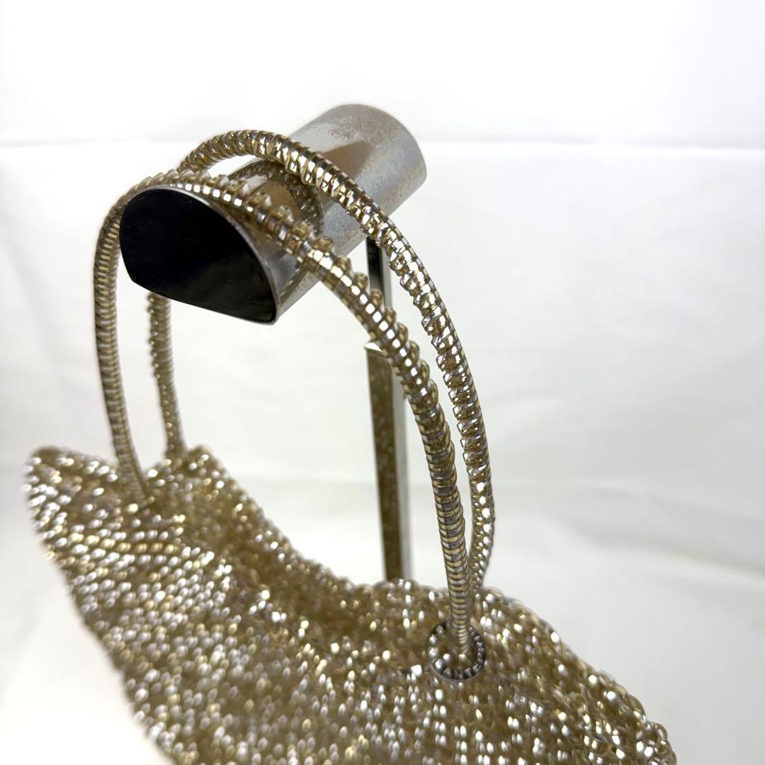 ANTEPRIMA ワイヤーバッグ スクエア ラージ シルバー ゴールド