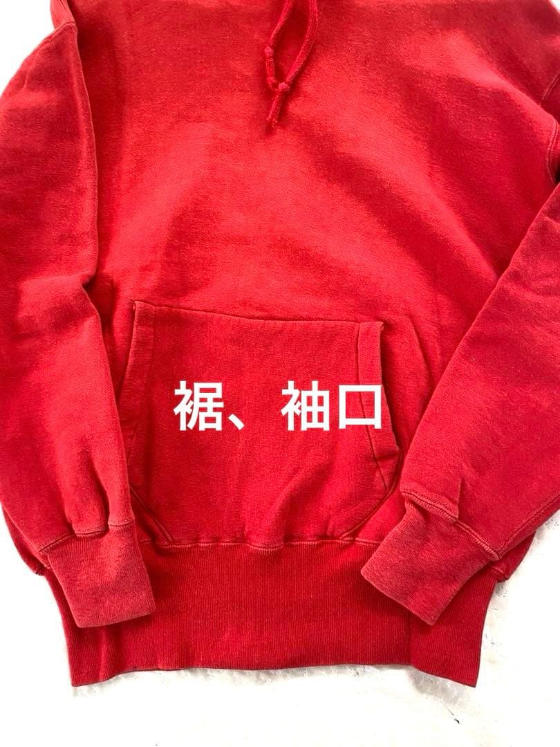 50s - 60s ヴィンテージ ピルグリム スウェットパーカー 赤【XL】