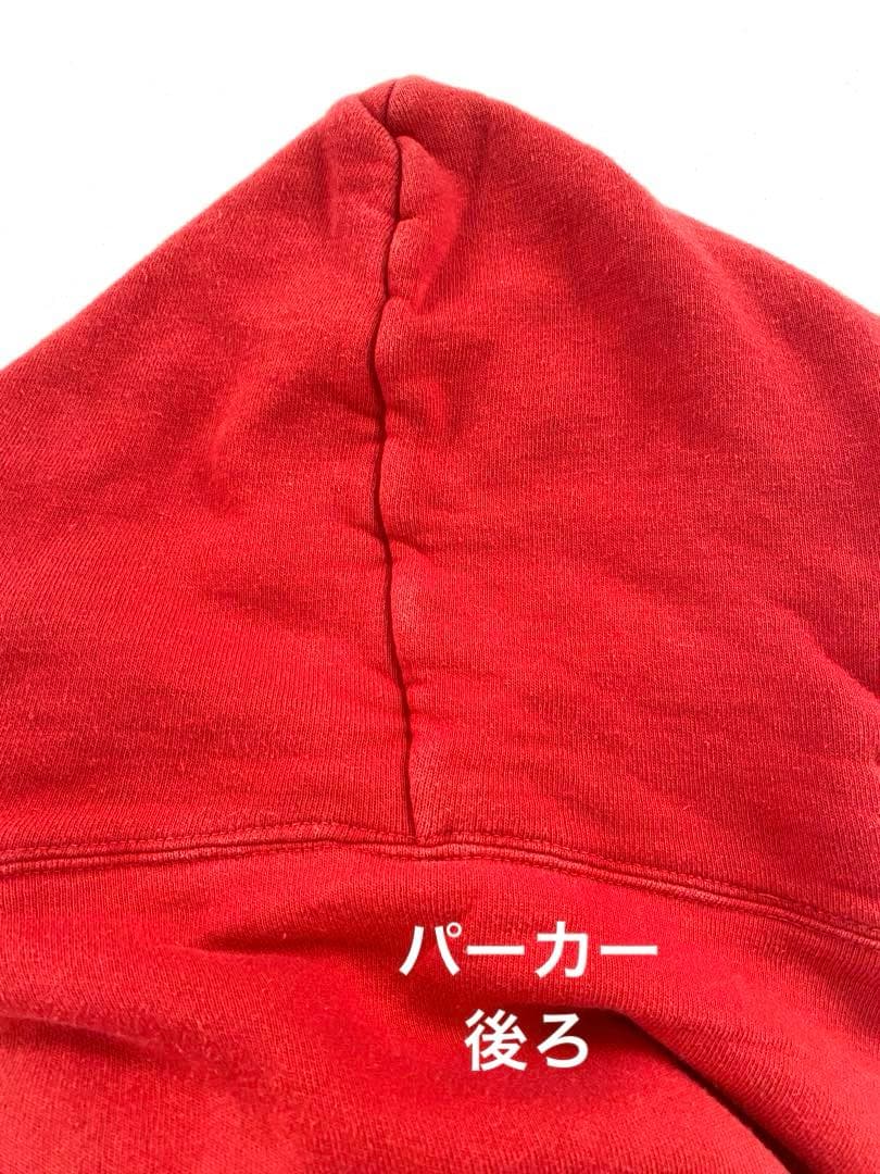 50s - 60s ヴィンテージ ピルグリム スウェットパーカー 赤【XL】