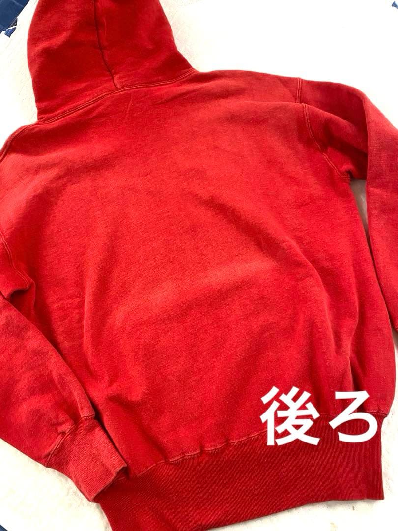 50s - 60s ヴィンテージ ピルグリム スウェットパーカー 赤【XL】