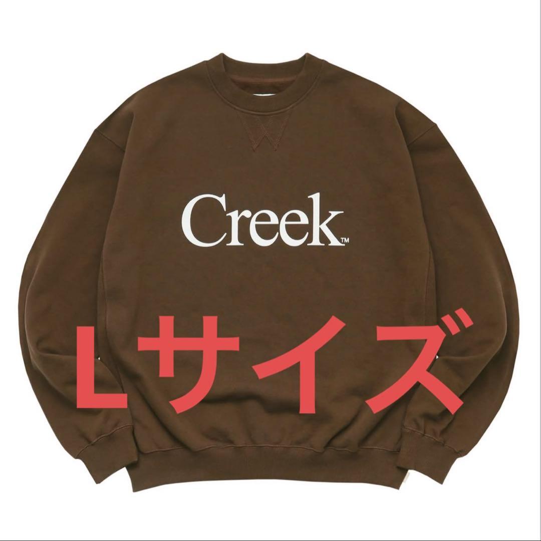 Creek × whimsysocks brown スウェット　L