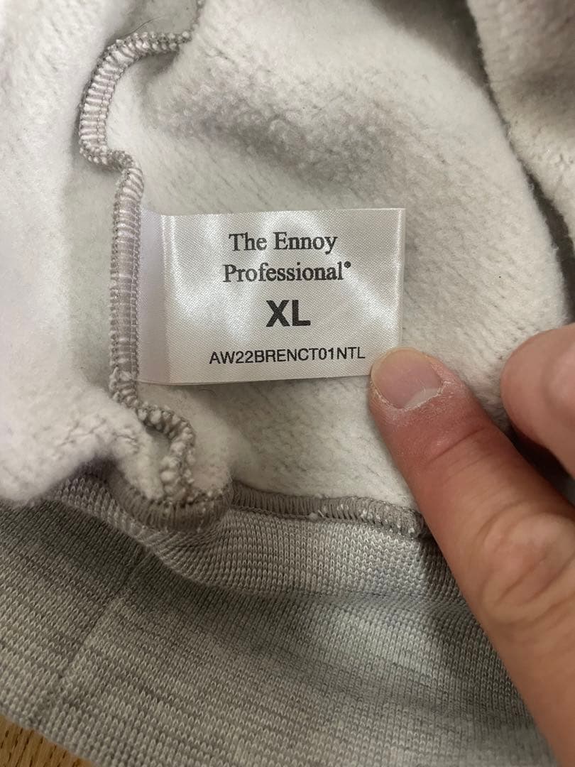 ENNOY エンノイ　スウェット　セットアップ　グレー　XL